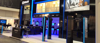 Image of Tech AV stand at exhibition
